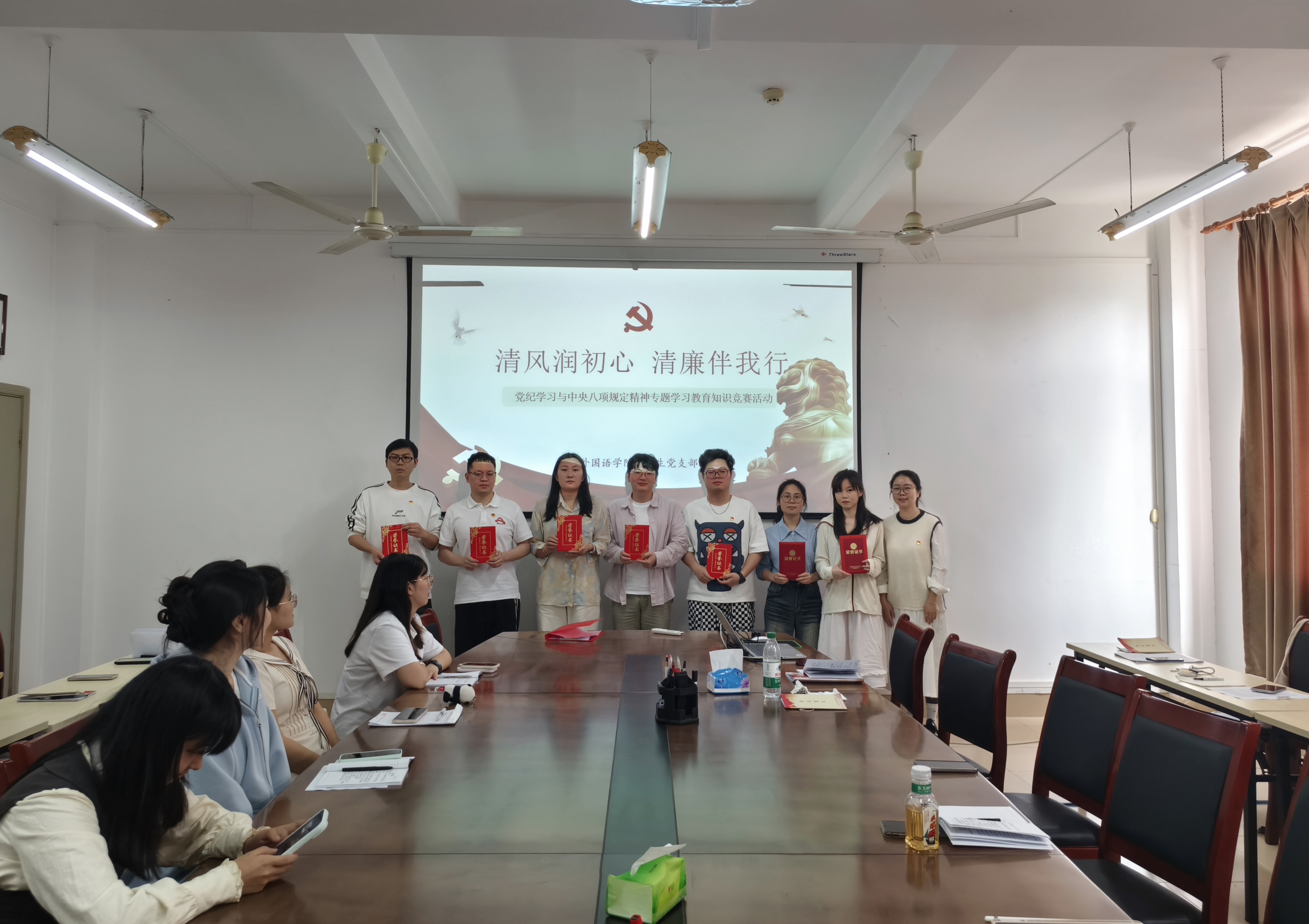 我院研究生党支部开展“清风润初心 清廉伴我行”知识竞赛活动-外国语学院 - 江西理工大学